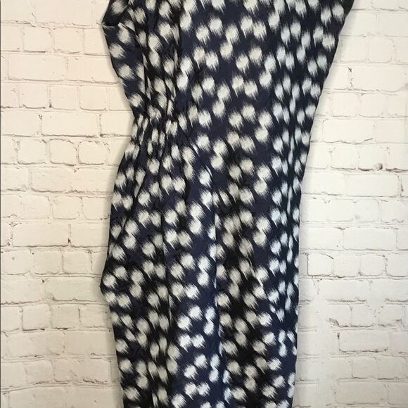 NWOT Zero Maria Cornejo Assymetric Design Blue Dress Size 4. - Picture 2 of 14